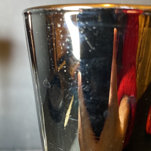 Set of Five Vintage Silver Fade Pilsner Glasses - Picture 4 of 4